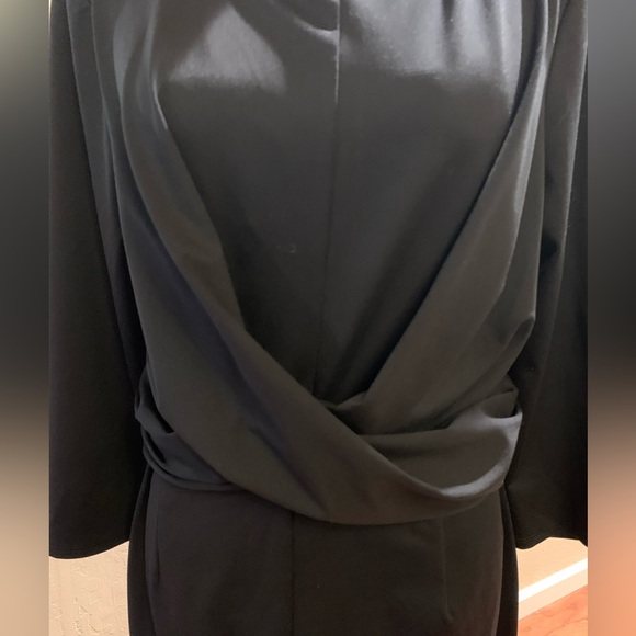 INC black cross body dress. Size L - Picture 3 of 5